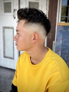 スキンフェード　フェザーアップ　メンズ海外ヘア - L.A BARBERSHOP 大津店掲載