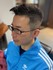 大人カッコいい30代40代50代以上アップバンクショート - BARBER-BAR 四谷店掲載