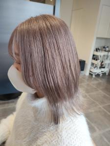 ミルクティーベージュ - 半個室型美容室 Sourire 姪浜店掲載