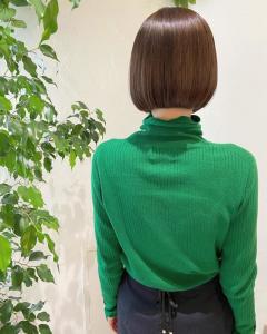～大人女性のワンレングスボブ～ - 福岡 オーガニックカラー miroa掲載