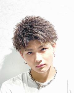メンズヘア整形スパイラルパーマ波巻きツイストメンズパーマ髪型 - メンズヘア整形サロン GOALD 渋谷店掲載