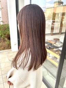 30代40代大人可愛いベージュブラウンロング☆山之内 - SARA Beauty Sight 志免店掲載