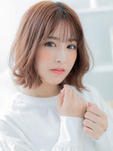 大人ガーリー韓国風前下がり小顔くびれミディ　シアーグレージュ - mod's hair【モッズヘア】上尾/上尾西口店掲載