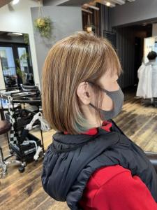 白髪ぼかしハイライト・ベナボブ・インナーカラー - egerie掲載