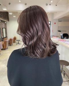 【pignon】 ミルクチョコレート ラベンダーグレージュ - 髪質改善 SEPT. 天神大名掲載