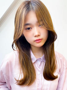 10代20代大人かわいい韓国ヘア/かき上げ/センターパート長 - 韓国ヘア STAR TOKYO 渋谷【レイヤーカット/メンズ/パーマ/メンズカット】掲載