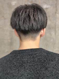 ツーブロックマッシュ　黒髪　束感　10代20代30代 - MEN'S SALON alfRed 平針店掲載