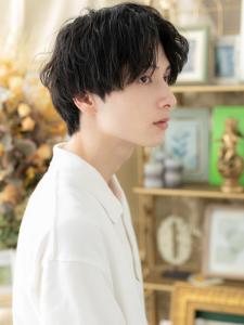 黒髪ツーブロックパーマくせ毛風スパイラル　カール - COVER HAIR bliss【カバーヘア ブリス】上尾/上尾西口店掲載