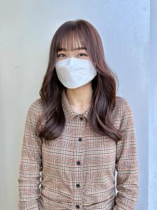 韓国レイヤーとピンクベージュカラー　スタイリスト/長島光希 - air青山掲載