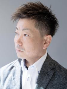 ツーブロック刈り上げアップバング束感ショートメンズ - 理容室 hair studio ARUIM 代官山.恵比寿掲載