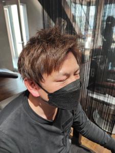 アップバングショート - NAP hair &Nalow homme掲載