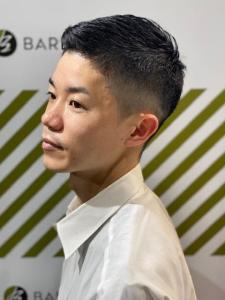 大人カッコいい30代40代50代以上アップバンクショート - BARBER-BAR 四谷店掲載