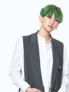 グリーンカラー×ショート - HAIR & MAKE EARTH 新長田店掲載