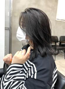 切りっぱなしボブにレイヤー - ペスカ 長町南店掲載