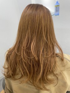 ハイトーンカラー×オレンジベージュ☆小松崎 - ECLART Lien 藤沢店掲載