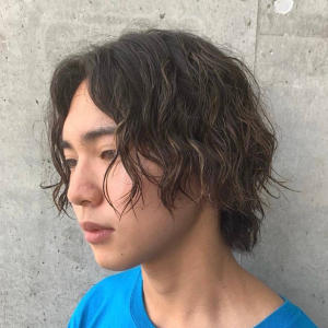 波巻きスパイラルツイストスパイラルパーママッシュメンズヘア - ONE's ly掲載