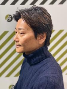 大人カッコいい30代40代50代以上リバースショートレイヤー - BARBER-BAR 四谷店掲載