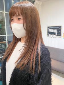 ハイトーンベージュ 顔周りレイヤー【横浜】w - Neolive aim 横浜店掲載