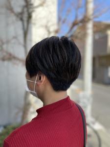 白髪ぼかしハイライトのハンサムショート - EMU international 春日部本店掲載