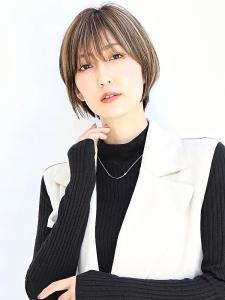 ハイライトで立体感ショート - hair make flencia掲載
