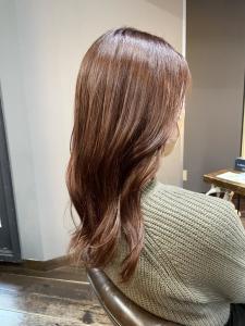ハイライト・ピンクベージュ・ロングヨシンモリ - hair＆make egerie掲載
