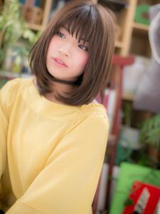 バレイヤージュ前下がりぱっつんボブ　寒色系カラー - COVER HAIR & SPA bliss 浦和西口店【カバー ヘア アンド スパ ブリス】掲載