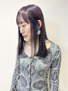 大人可愛い♪ラベンダー×ネイビーブルーカラー - Eleanor 梅田店掲載