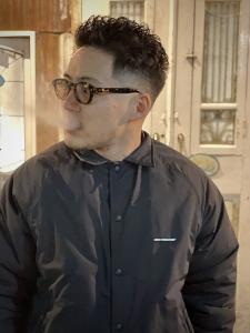 ローフェードラフピンパーマ　ナチュラルパーマ - L.A BARBERSHOP 大津店掲載