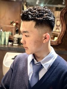 スキンフェード　宮城リョータパーマ　オールバック - L.A BARBERSHOP 大津店掲載