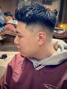 ロースキンフェード　スパイキーショート - L.A BARBERSHOP 大津店掲載