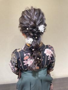 編み込みたまねぎヘア - SUPER CUT 鳥居前店掲載