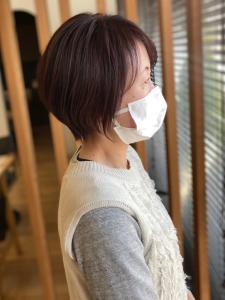 大人小顔くびれショート　30代40代50代　ショコラアッシュ - Broaden by anon掲載