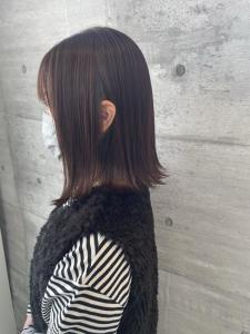 30代40代大人可愛いオレンジボブ☆山之内 - SARA Beauty Sight 志免店掲載