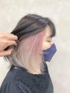 ホワイトインナーカラーの発展系！ - full bloom掲載