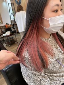 ストロベリーブロンド　インナーカラー - Flag Hair 西通り店掲載