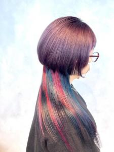 マッシュウルフ/アジサイカラー/紫陽花カラーヘアカラー - Aco掲載
