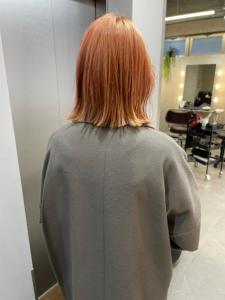 アプリコット　オレンジヘア - Flag Hair 西通り店掲載