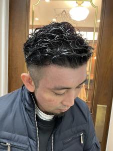 スパイラルパーマ(理容室/メンズ/barber shop新宿 - ヒロ銀座 BARBER SHOP 新宿店掲載