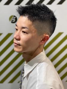 大人カッコいい30代40代50代以上アップバンクショート - BARBER-BAR 四谷店掲載