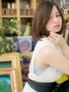 かきあげ前髪黒髪グレーベージュ大人ボブ　美魔女 - COVER HAIR & SPA bliss 浦和西口店【カバー ヘア アンド スパ ブリス】掲載