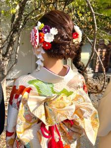 成人式　　振袖　ヘアアレンジ　アップスタイル - NAKAO COIFFURE掲載
