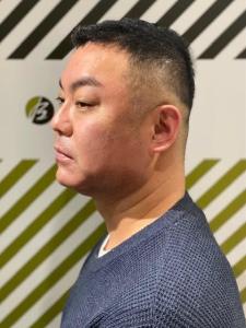 大人カッコいい30代40代50代以上アップバンクショート - BARBER-BAR 四谷店掲載