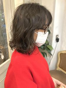 大人クールなハードパーマくるくるスパイラルミディ梅ヶ丘美容室 - CHAINON掲載