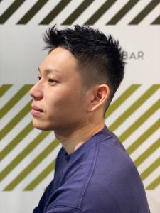 大人カッコいい20代30代40代アップバンクショート - BARBER-BAR 四谷店掲載