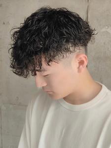 波巻きパーマ　ツーブロック　メンズショート　マッシュパーマ - MEN'S SALON alfRed 平針店掲載