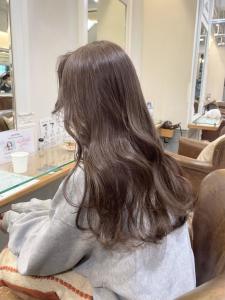 スモーキーミルクティー顔周りカット韓国ヘア【横浜】 - Neolive aim 横浜店掲載