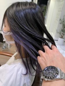 インナーカラー！【パープル】 - CREA茅ヶ崎北口掲載