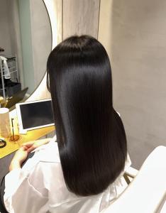 地毛風 暗髪ストレート - answer BEAUTY SALON掲載