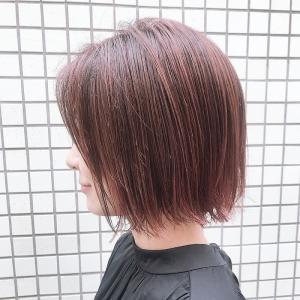 ピンクベージュ　ボブ外ハネ - Lusso libera 池袋店掲載