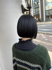 切りっぱなしボブ - Lusso libera 池袋店掲載